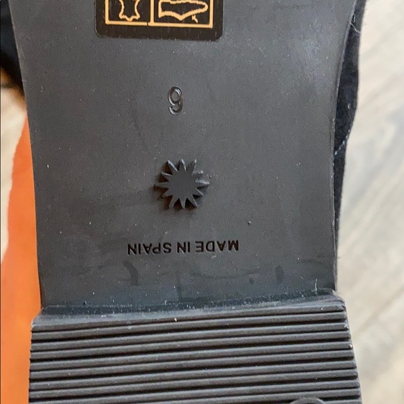 Stuart Weitzman Lowland Over the Knee OTK boots black suede size 6 EUC - Picture 6 of 10